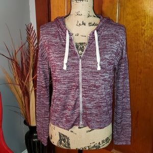 American Eagle Zip Up Hooded Casual Jacket Hoodie